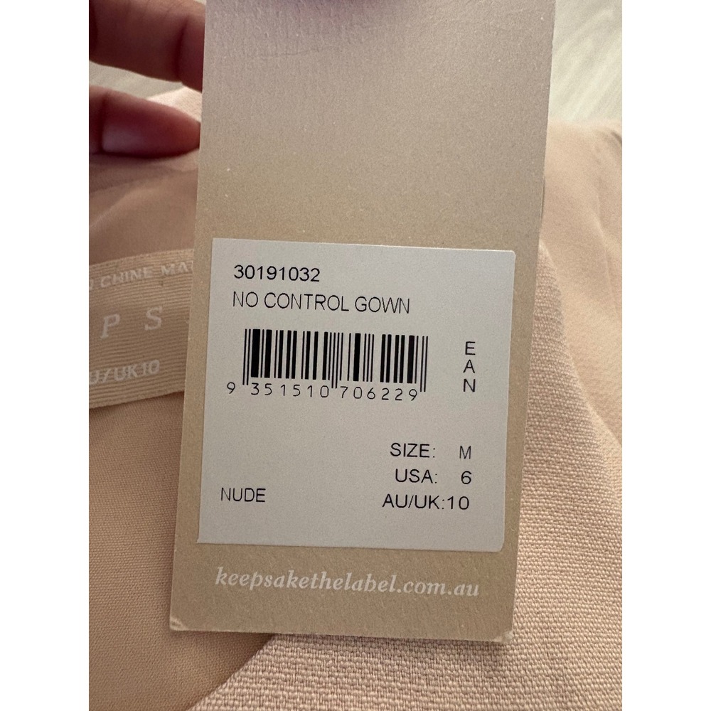 Keepsake The Label Maxi Dress Women Pink Halter Neck Tulip Wrap Size 6 NWT - Picture 16 of 16